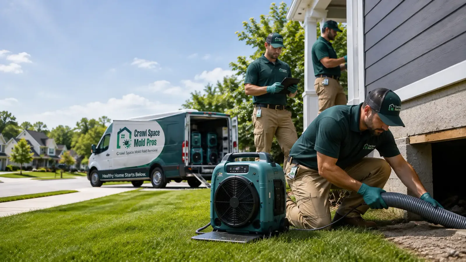 Crawl Space Mold Removal in Mequon, WI